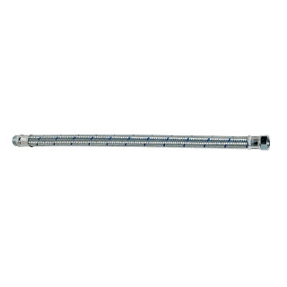 Flexibles eau froide tresse acier galvanisé type 65 T (sans coude) 1" 1/2 1000 mm