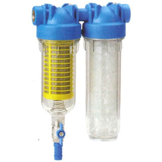 Filtre autonettoyant manuel HYDRA DUO 3/4 pouce anti-calcaire