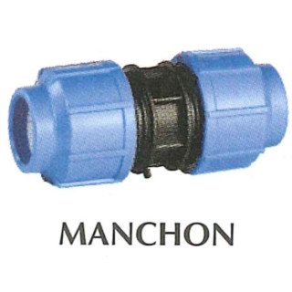 Raccords polypropylène manchon 63