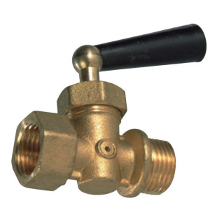 Robinet porte-manomètre à décompression Mâle/femelle