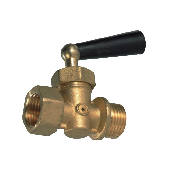 Robinet porte-manomètre à décompression Mâle/femelle