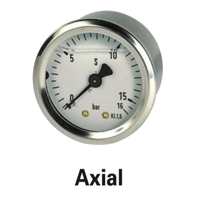 Manomètres axial diam 50