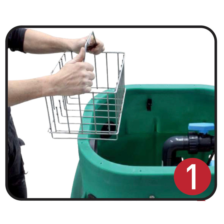 Panier de dégrillage pour SANIREL 500