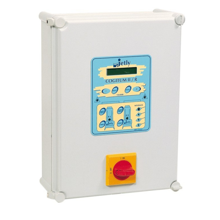 Coffret de commande  et de protection électrique COGITUM II R/10 pour 2 pompes de relevage. 