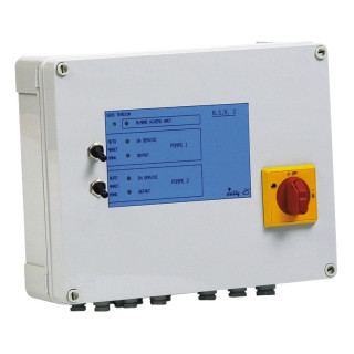 Coffret de commande et de protection BSR 2 de 2 pompes de relevage