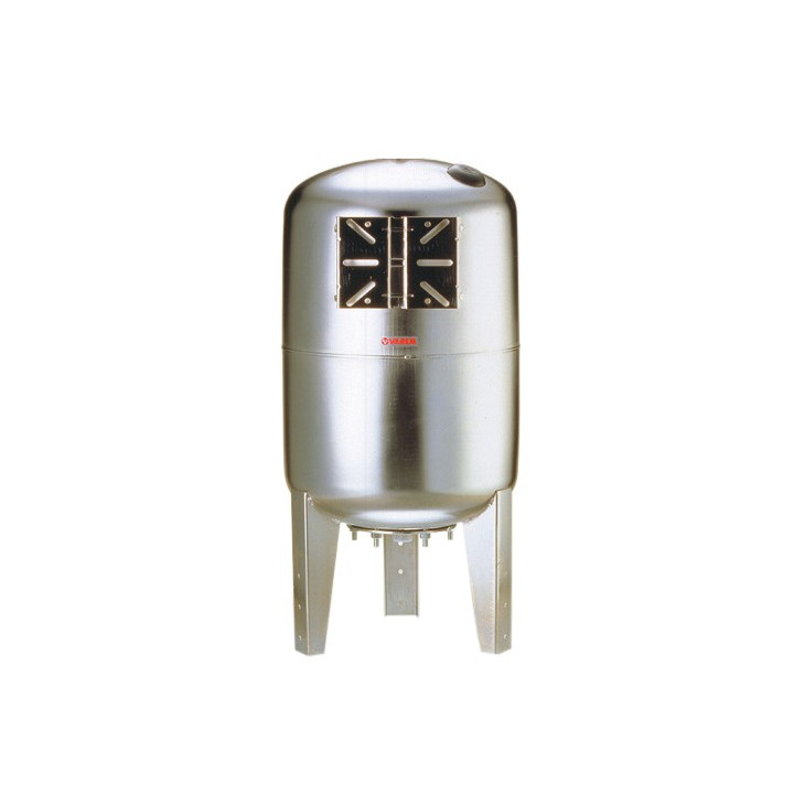 Réservoir 20L vertical à vessie interchangeable tout inox 8 bars