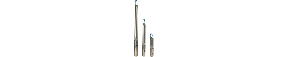 CHET Hydraulique - Pompes immergées Série S4 pour forages 4" ou plus en matériaux inoxydables