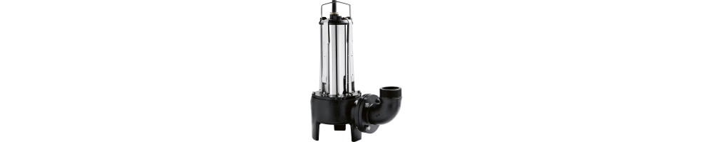 CHET Hydraulique - Pompes de relevage pour eaux chargées Série SEMISOM 65 à roues Vortex et passage 65 mm